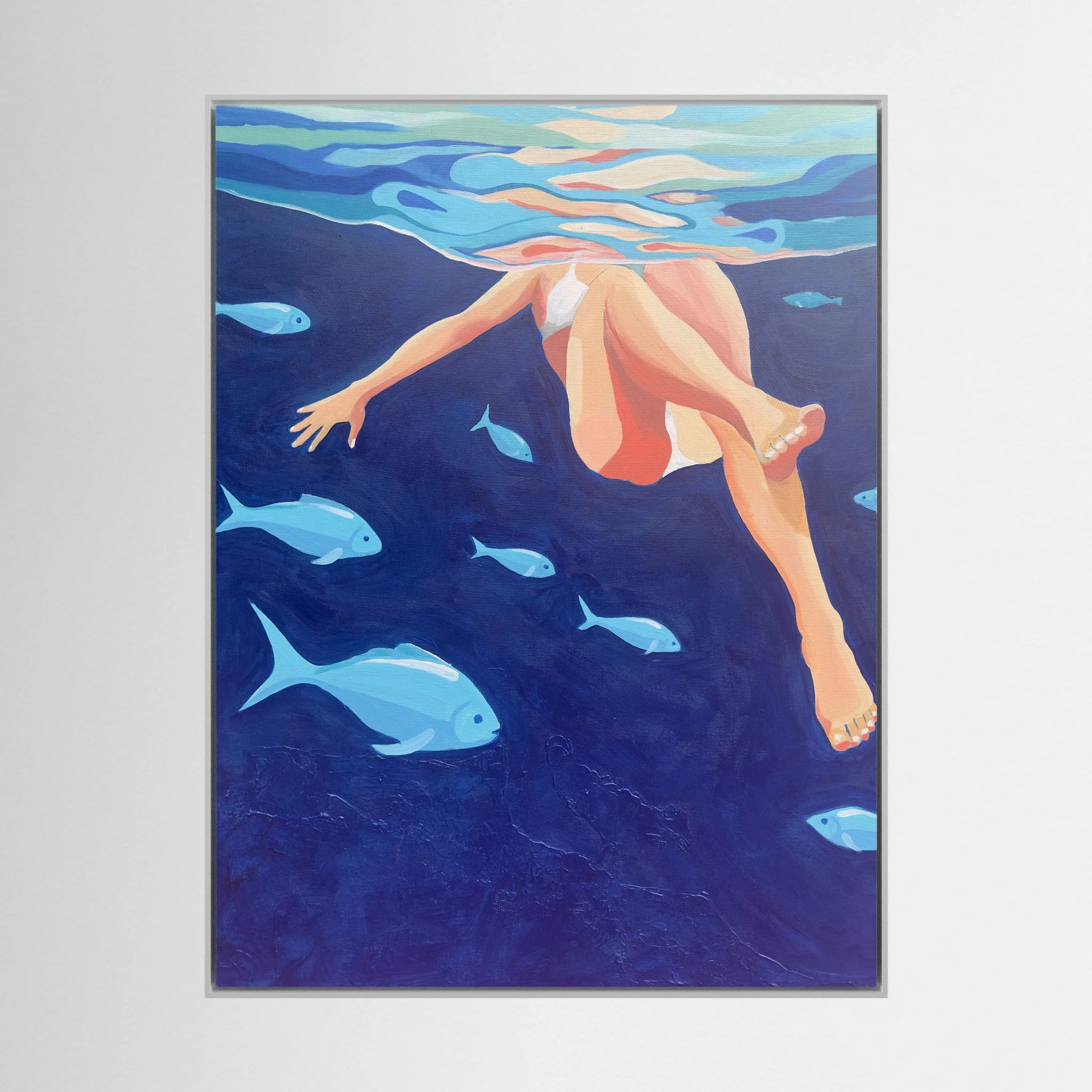Swimming with fish