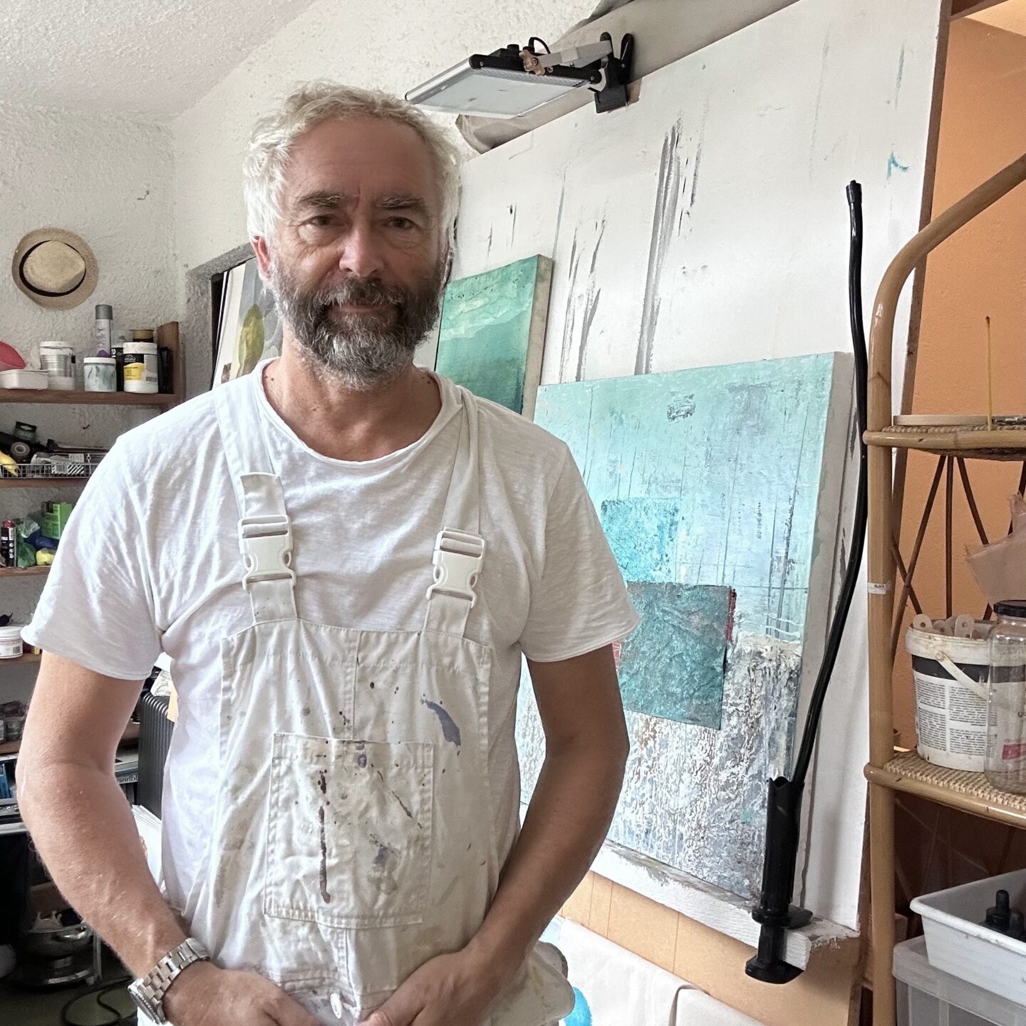 Martin in studio Llafranc